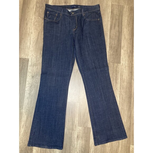 Levis Demi Curve 12M Classic Bootcut Womens 34x32 Dark Denim Blue Jeans - Picture 4 of 10